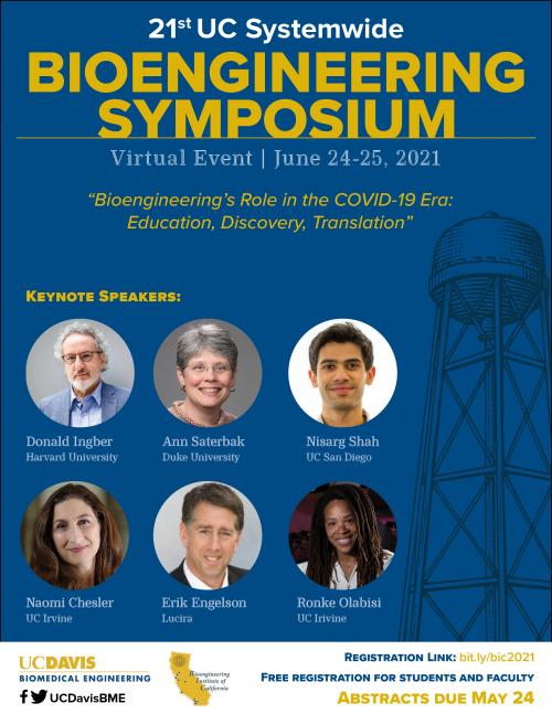 Bioengineering Symposium 2021 flyer