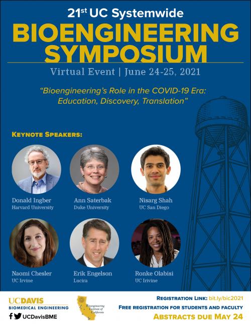 Bioengineering Symposium 2021 flyer